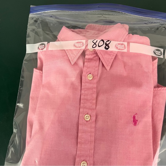 Ralph Lauren Sport Shirt Womens Small Pink Slim Fit Button Down (808) - Picture 10 of 10